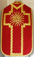 Red French Roman Vestment